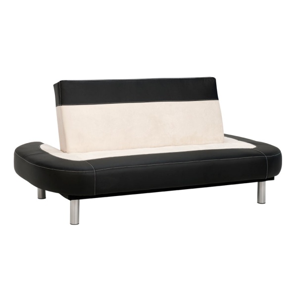 black and white retro sofa bed