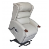 BEIGE LIFT ARMCHAIR WITH 2 MOTORS AND MASSAGE SPLENDOR