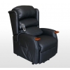 BLACK ELECTRIC BI-MOTOR AND MASSAGE ARMCHAIR SPLENDOR