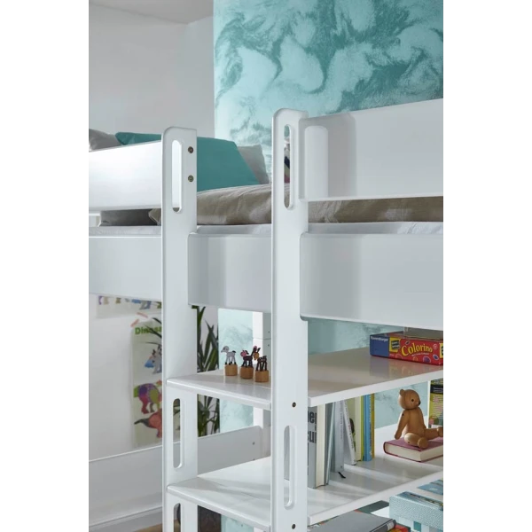 Loft bed with desk
