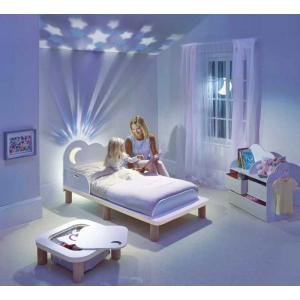 CAMA INFANTIL CON LUZ  MOONLIGHT