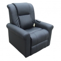 LIFT ARMCHAIR SEINE BLACK