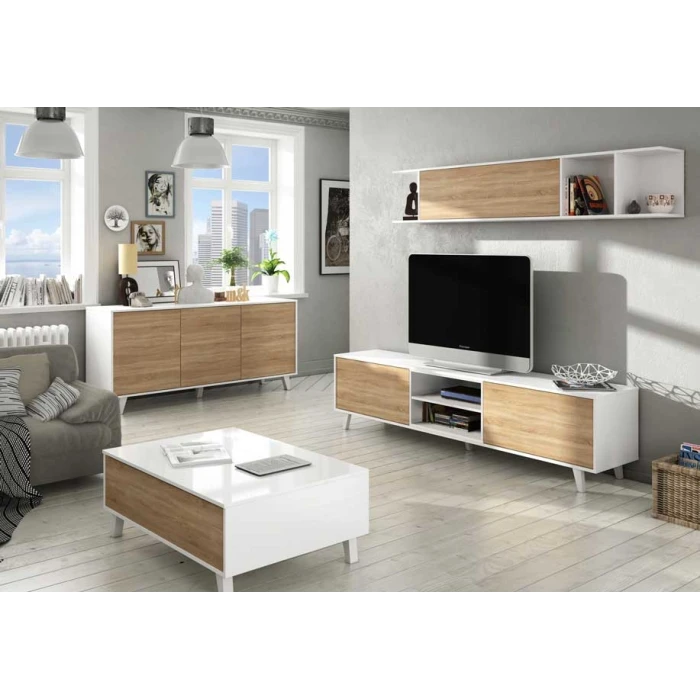 MUEBLE DE TELEVISIÓN DE ESTILO NÓRDICO ÉMORI