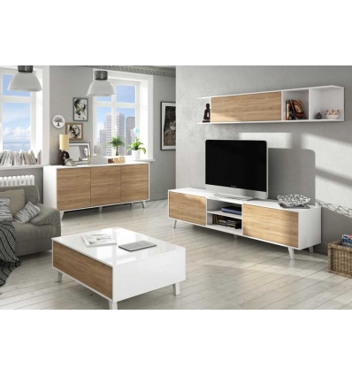 MUEBLE DE TELEVISIÓN DE ESTILO NÓRDICO ÉMORI