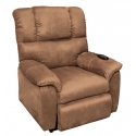 BROWN ELECTRIC LIFT ARMCHAIR SHANON