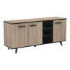 SIDEBOARD 3 DOORS EBONY