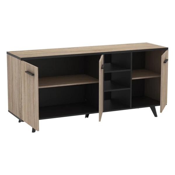 sideboard 3 doors 2 shelves