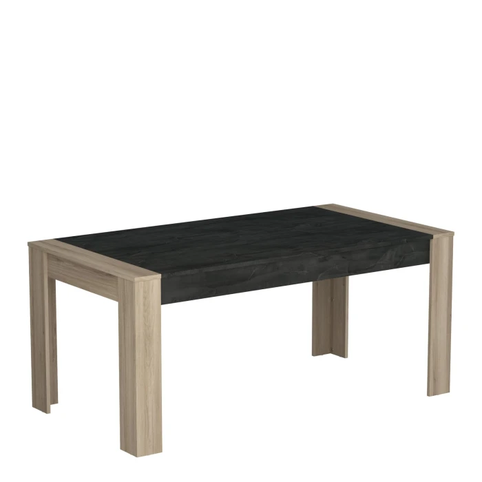 two-tone dining table