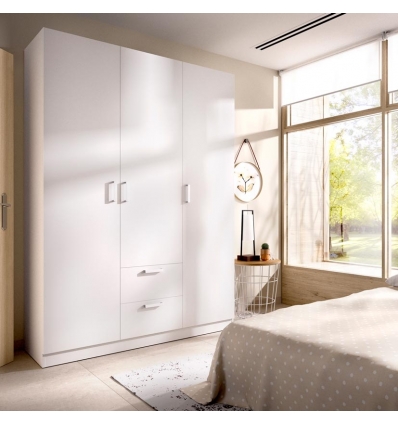 WARDROBE 3 DOORS AND 2 DRAWERS FLOK