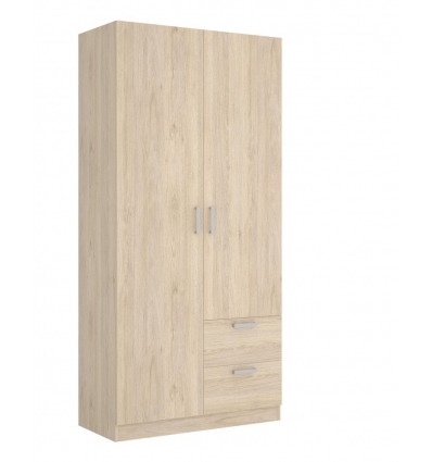 WARDROBE 2 DOORS AND 2 DRAWERS MOLLY