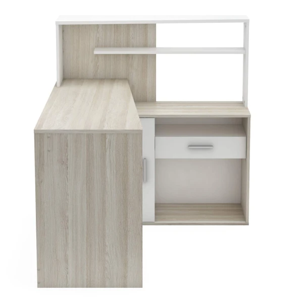 Desk with Shelf and Drawer 