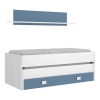 COMPACT BED WITH SHELF SEAL 