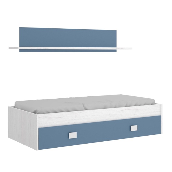 trundle bed with shelf