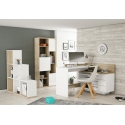 L-SHAPED DESK WITH DRAWERS MIRLO