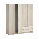4-door wardrobe with 2 drawers