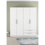 4-door wardrobe with 2 drawers