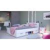 DOUBLE BED WITH DRAWERS ALASKA