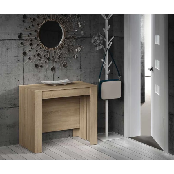 Adaptable table with 5 positions. Up to 10 diners. Extendable table for guests. Practical and functional.