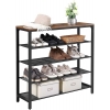 4-TIER SHOE BENCH VASAGLE