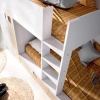 BUNK BED WITH DRAWERS AND WARDROBE TIVOLI