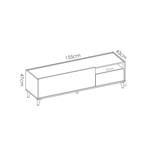 MUEBLE DE TV ESTILO RETRO POP