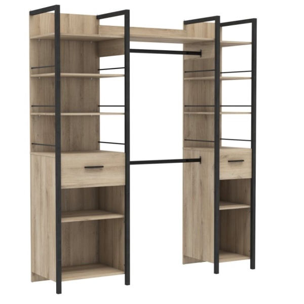 Industrial style wardrobe