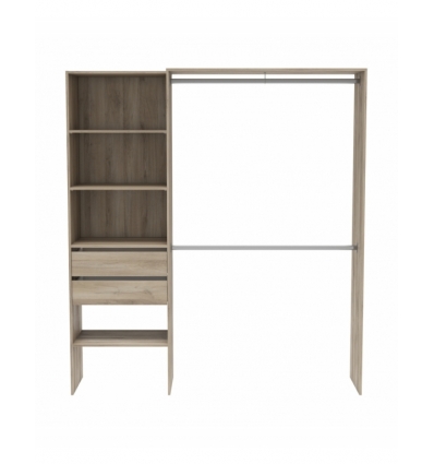 OPEN WARDROBE WITH 2 DRAWERS IVAR