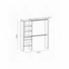 OPEN WARDROBE WITH 2 DRAWERS IVAR