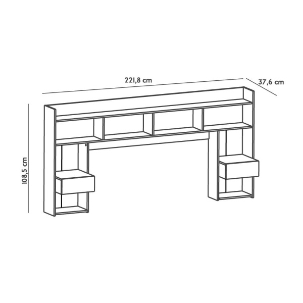 Headboard small tables