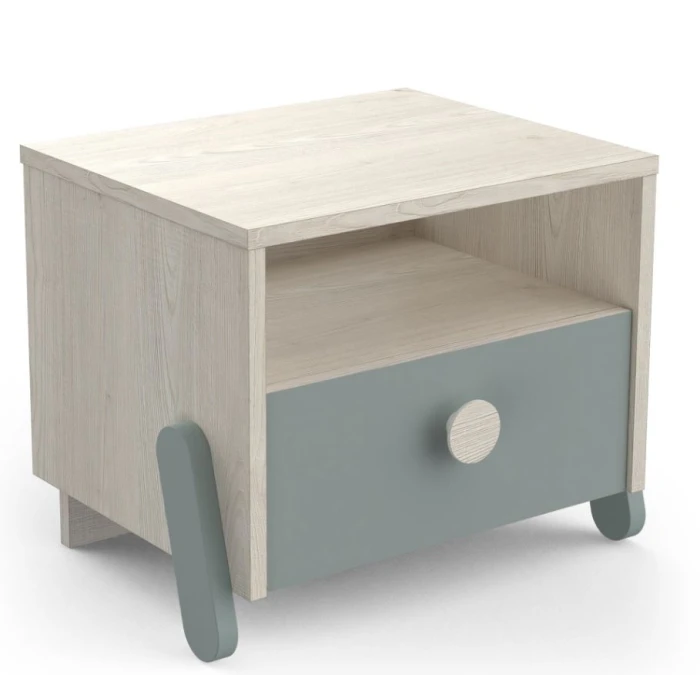 Children's bedside table with drawer