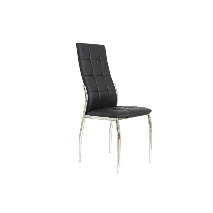 Black Leatherette Dining Chair