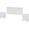 HEADBOARD WITH 2 NIGHTSTANDS ZOE
