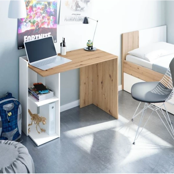 Study desk with shelves