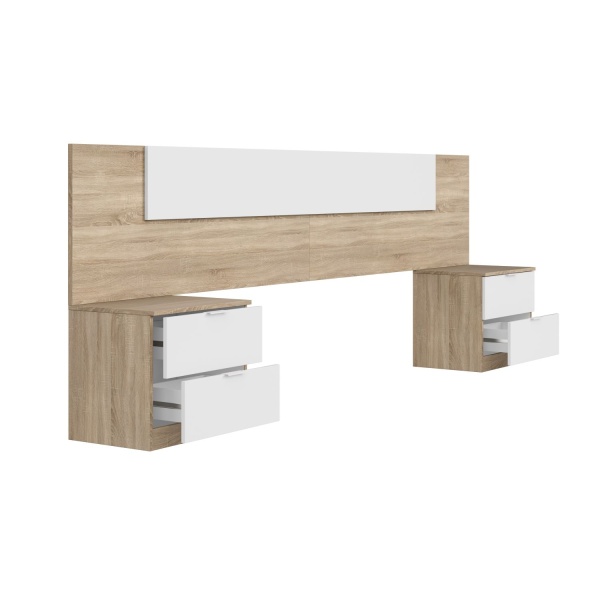 Headboard With bedside tables