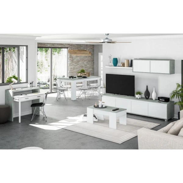 Living room TV cabinet set