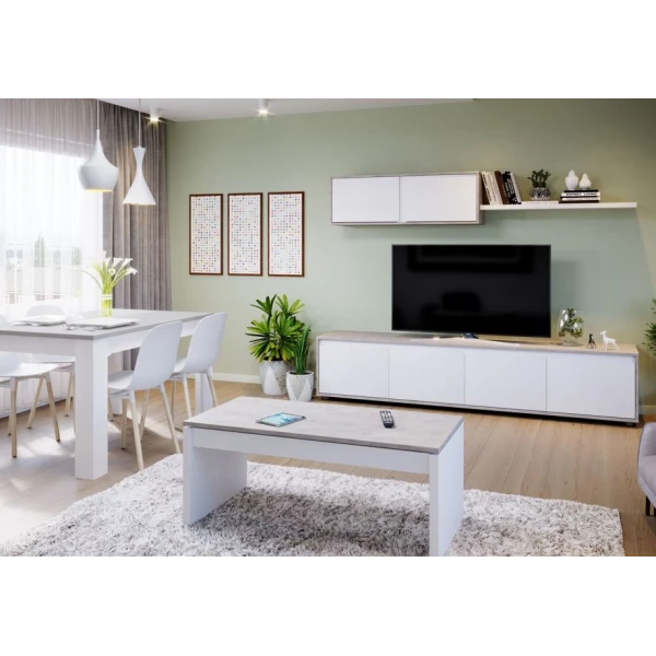 Living room TV cabinet set