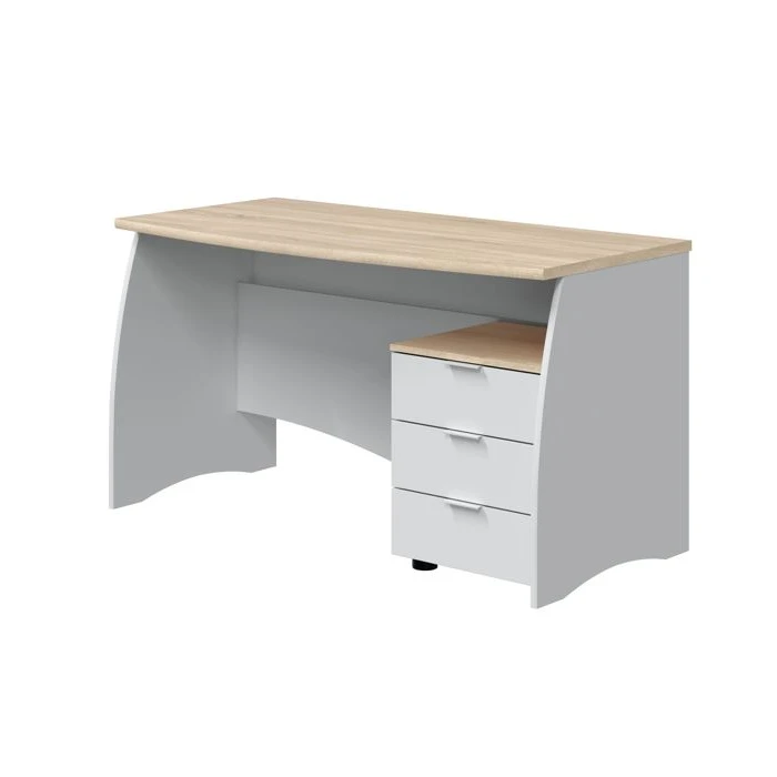 Desk with pedestal cabinet