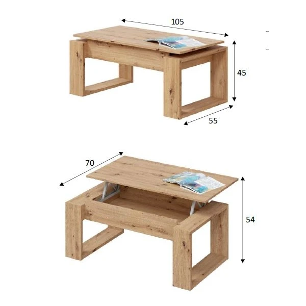 Multifunctional coffee table