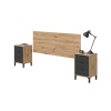 HEADBOARD WITH 2 NIGHTSTANDS PARACAS