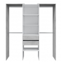 OPEN WARDROBE WITH SHELVES AND DRAWERS BALDER