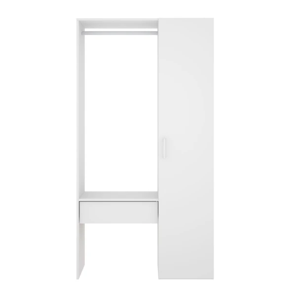 VESTIDOR SEMI ABIERTO CON PUERTA Y CAJON DYLAN