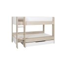 TWO-TONE BUNK BED WITH LOWER DRAWER JADA