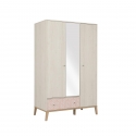 YOUTH WARDROBE WITH 3 DOORS AND LOWER DRAWER TERRAL