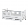 CAMA JUVENIL BLANCA CON SUPLETORIA Y CAJONES JACKIE