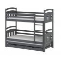 WOODEN YOUTH BUNK BED NASU