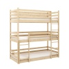 Triple Solid Wood Bunk Bed Kaya