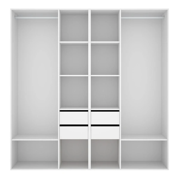 Illuminated wardrobe