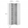 Open wardrobe