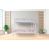Bunk bed with mattress