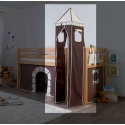 TOWER FOR BUNK BEDS AND HIGH CHILDREN'S BEDS